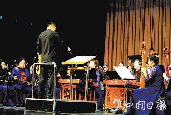 《山西印象》民族管弦樂組曲音樂會(huì)現(xiàn)場(chǎng)。