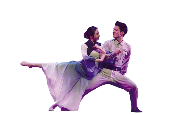 江門大力推進(jìn)文化強(qiáng)市建設(shè)。圖為僑鄉(xiāng)原創(chuàng)舞劇《僑批·家國》。