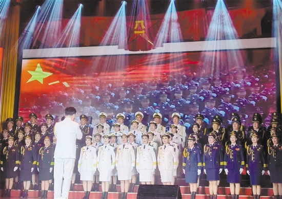 我市舉行2024年“雙擁花開映五邑”軍地文藝演出。