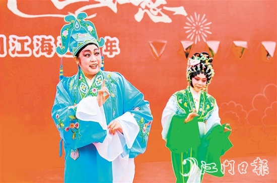 大年初六，粵劇專場(chǎng)演出在下沙公園開(kāi)鑼。