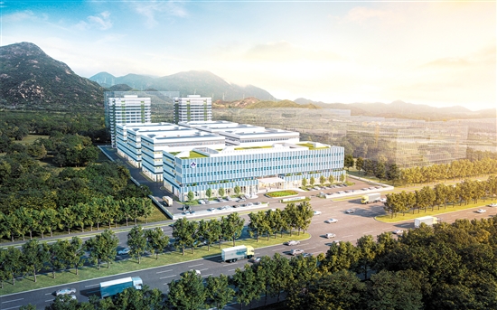 江門市銀發(fā)經(jīng)濟產(chǎn)業(yè)園效果圖。