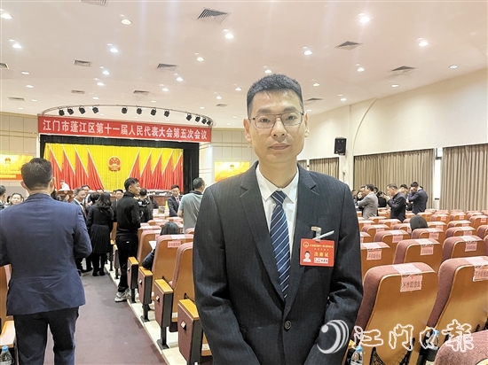 蓬江區(qū)人大代表、江門市理想家社會工作綜合服務(wù)中心法人兼總干事林嘉超