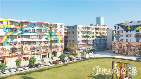 祥龍社區(qū)老舊小區(qū)改造后煥然一新。