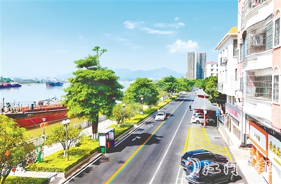 靚麗的街道讓人眼前一亮。