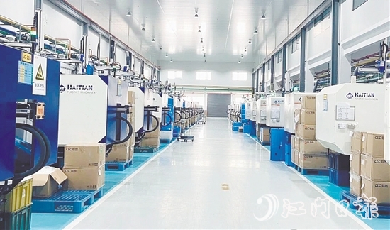 聯(lián)昌噴霧泵（鶴山）有限公司致力于打造國內(nèi)最大的噴霧泵生產(chǎn)基地。圖為項(xiàng)目一期已投產(chǎn)生產(chǎn)車間。