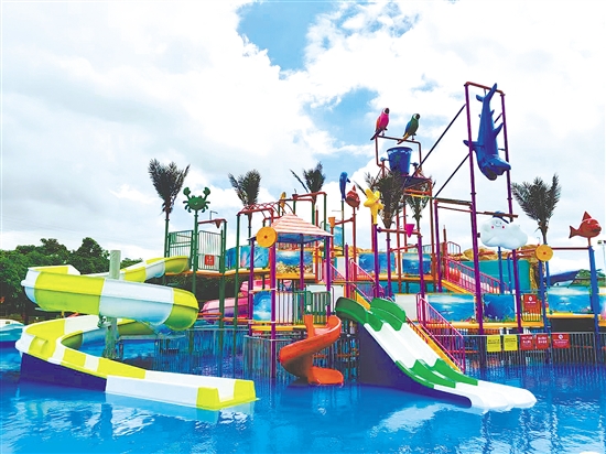 長廊生態(tài)園水上樂園。