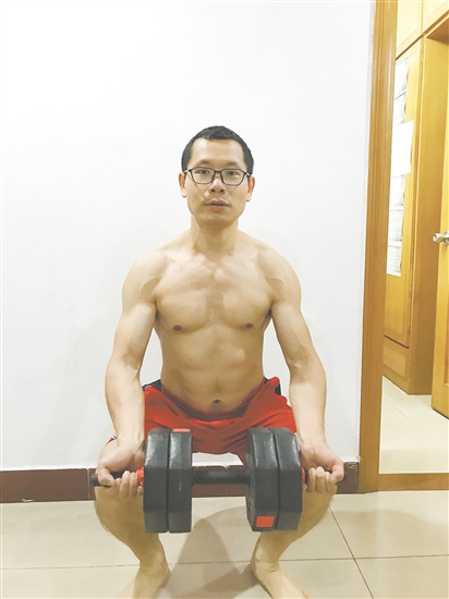 運動已成為馮嘉威雷打不動的日常。