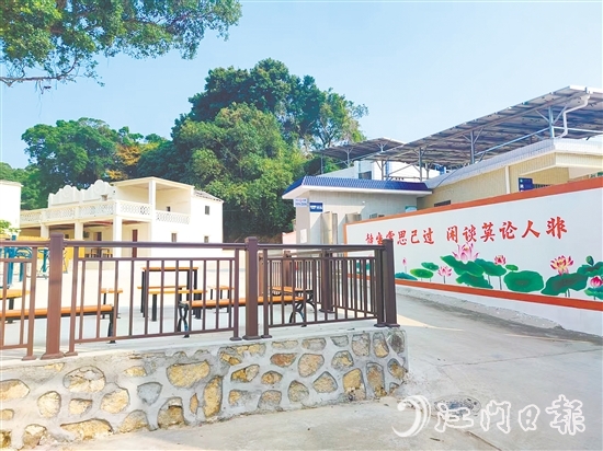 北陡鎮(zhèn)大步頭村基礎設施實現(xiàn)全面升級，村口閑置荒地經(jīng)過硬底化改造、增設健身器材，成為村民茶余飯后的“打卡點”。