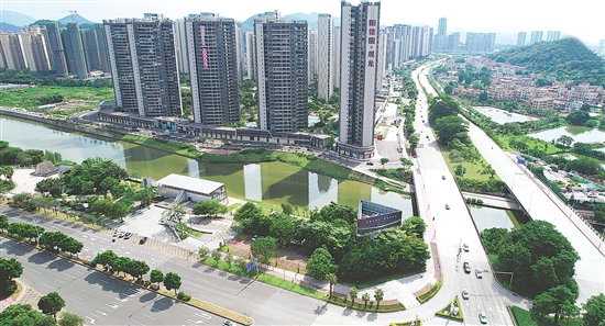 華盛路片區(qū)樓盤扎堆。