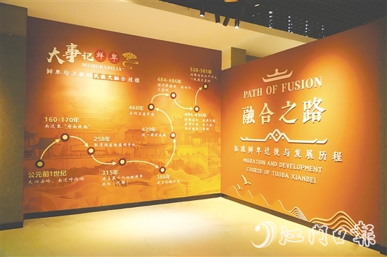 近年來(lái)，鶴山高質(zhì)量推進(jìn)村史館建設(shè)。圖為龍口鎮(zhèn)霄南鮮卑古村落文化館。