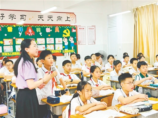 長沙街道辦事處中心學校打造高效課堂。