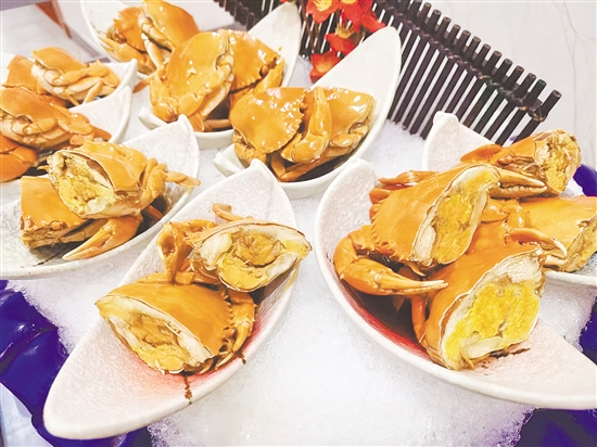 臺(tái)山青蟹味道鮮美。