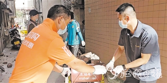 “向紹彬”愛心志愿服務(wù)隊投身基孔肯雅熱防控工作。