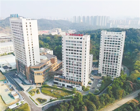 江門科創(chuàng)公園航拍圖。