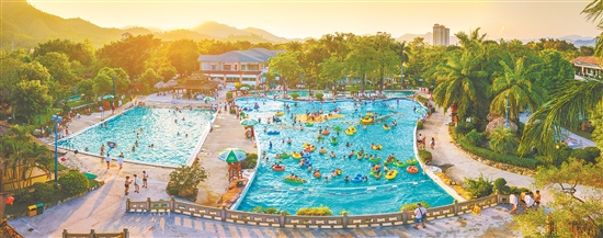 恩平市2025溫泉嘉年華將為文旅產(chǎn)業(yè)帶來(lái)豐富客流。圖為恩平市錦江溫泉景區(qū)。