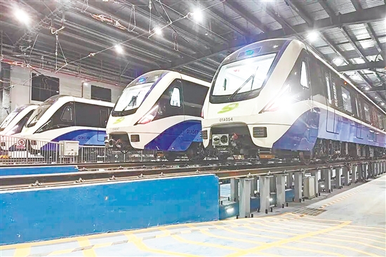 中車（廣東）軌道交通車輛有限公司車間。