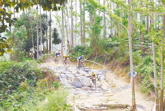 11月20日，第十五屆全國運(yùn)動(dòng)會(huì)自行車（山地）比賽在江門恩平泉林黃金小鎮(zhèn)圓滿完賽。