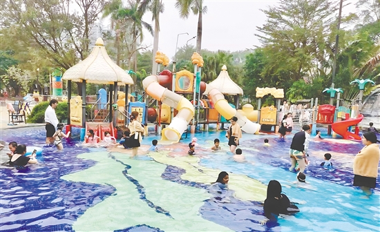 元旦假期，臺山溫泉旅游人氣持續(xù)暢旺。