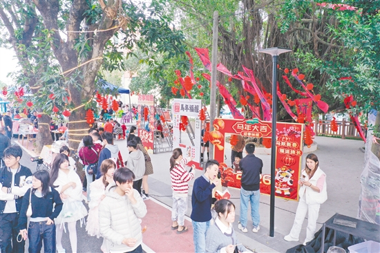 君堂鎮(zhèn)集市活動(dòng)吸引了諸多市民游客。