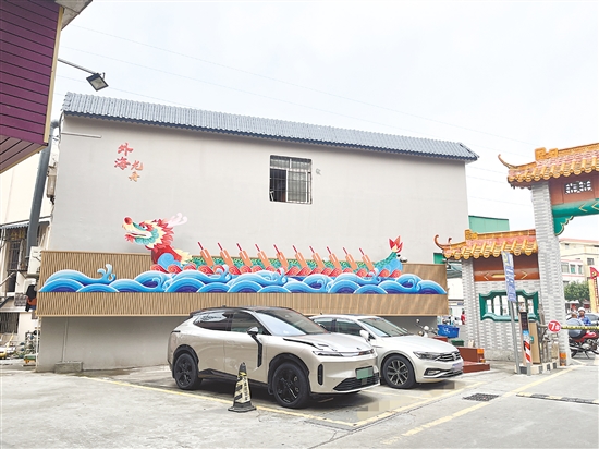 外海街道麻園片區(qū)“三線”綜合整治提升圓滿完成，街道環(huán)境顯著改善。圖為整治后。