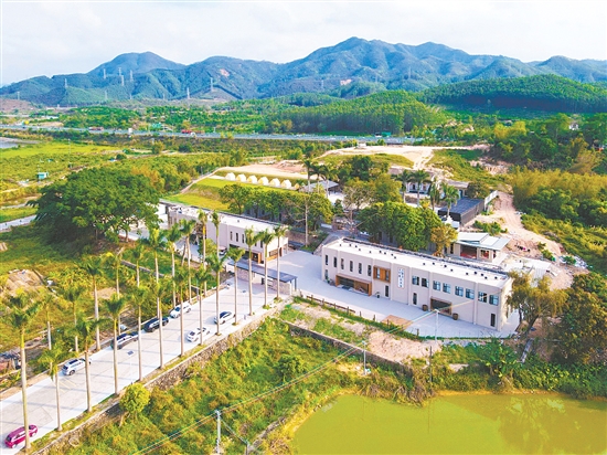 天湖村整合盤活閑置天湖小學舊址及山林地，壯大村集體經(jīng)濟。