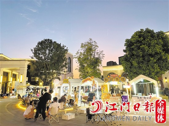 市區(qū)樓盤舉辦市集成了一種潮流。