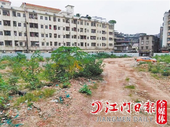 會城詩書街舊改地塊實拍圖。