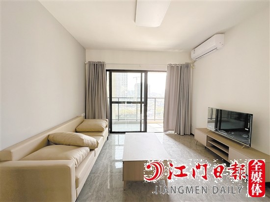 華庭公寓108平方米戶(hù)型樣板房。