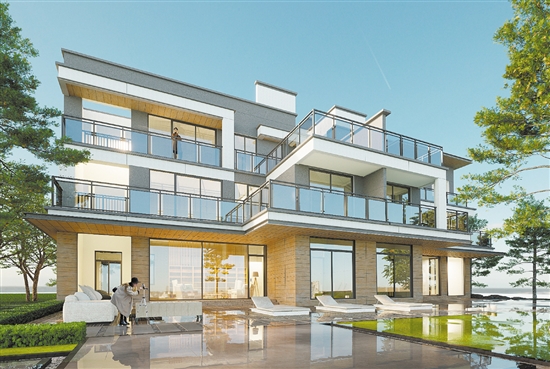 保利·江嶼墅效果圖。