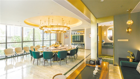 部分縣域樓盤(pán)高端大氣上檔次，受購(gòu)房者青睞。