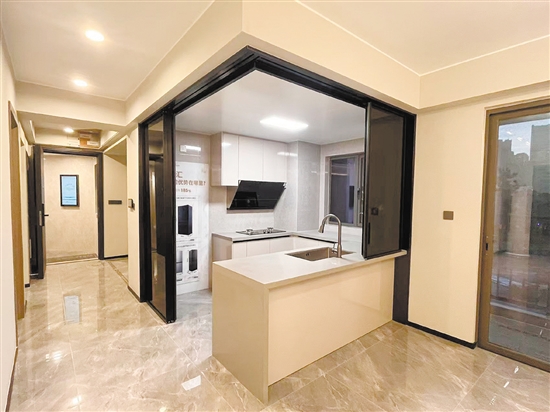 全裝修商品住房讓購房者省時(shí)省力。