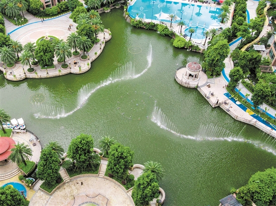 匯景灣·天珺加推的16棟可享湖景C位。