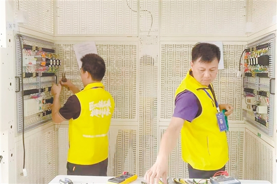 江發(fā)服務公司的選手們在技能大賽中表現(xiàn)出色。