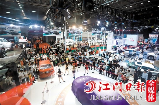 2021年“五一”車展現(xiàn)場。