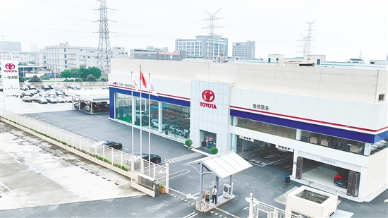 一汽豐田江門永佳4S店位于江門市江海區(qū)五邑路456號。