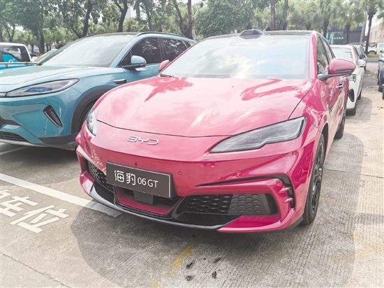 2026款海豹06GT有多款專屬車色。
